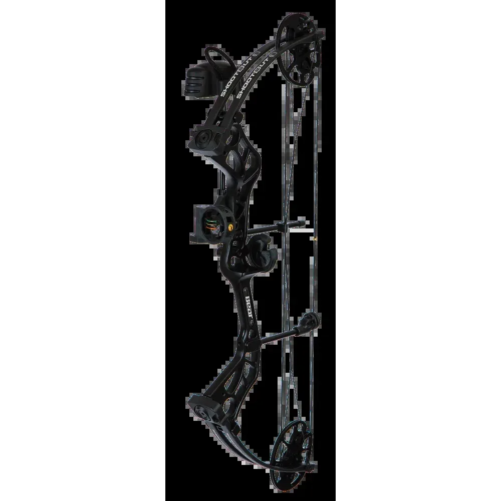 The Shootout RTH is Bear Archery's sub-$300 crossover bow, confirmed at $279.99 direct from Bear Archery, with a 20-50 lb draw weight range…